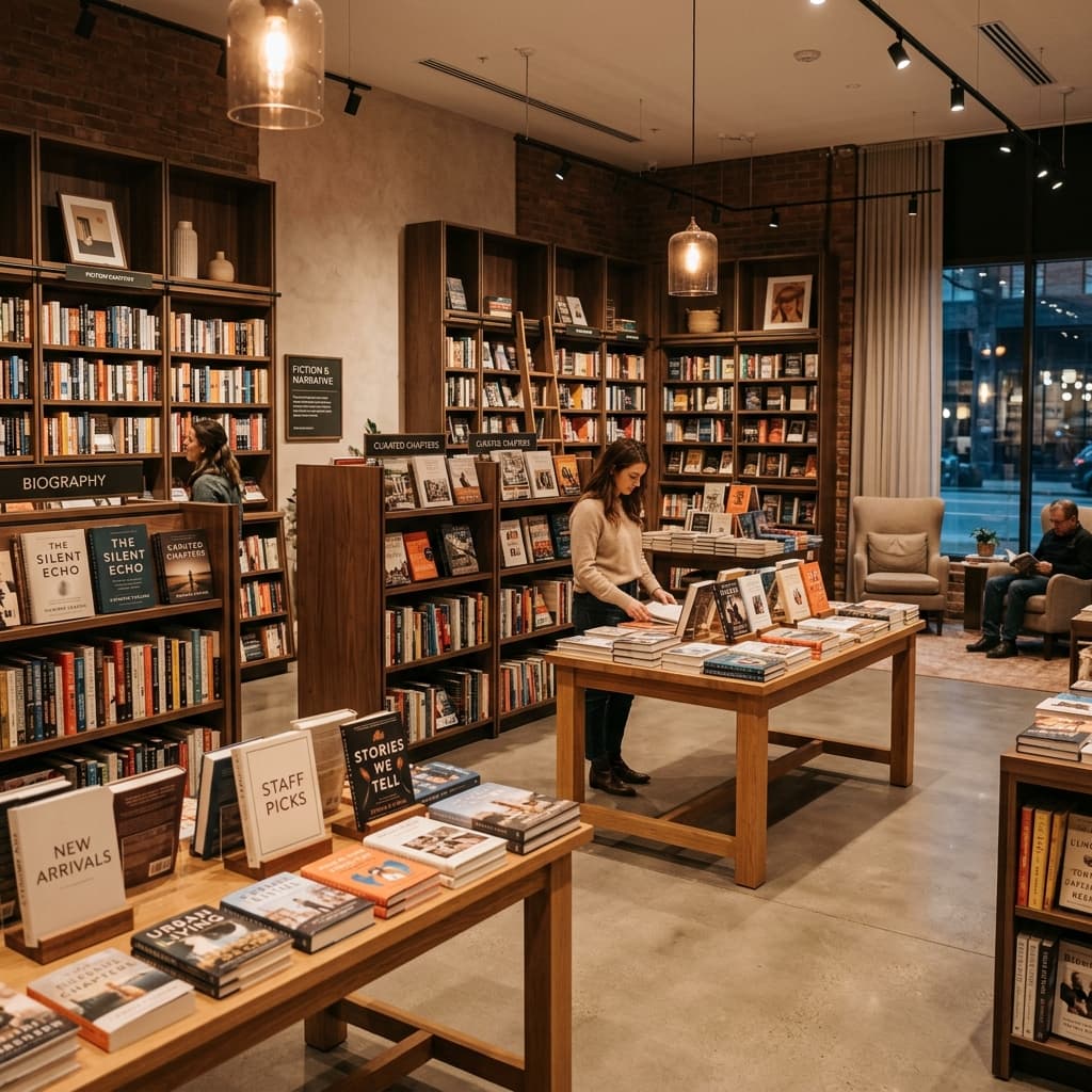 Modern Bookstore Physical Placements